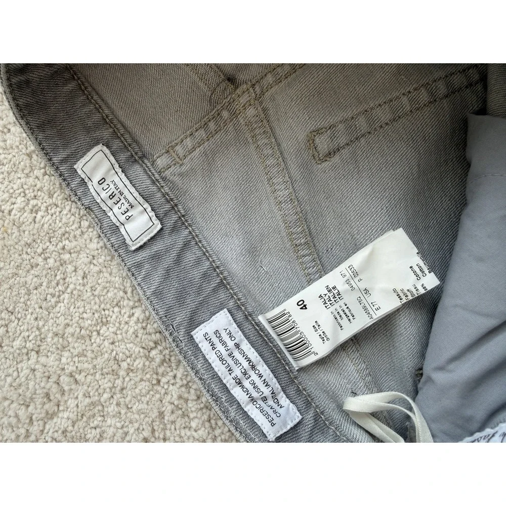 Peserico - Gray Straight Jeans Size 40 IT 4 US Made In Italy